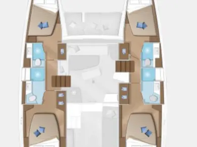 Bootsverleih Lagoon Lagoon 42 Jezera Samboat