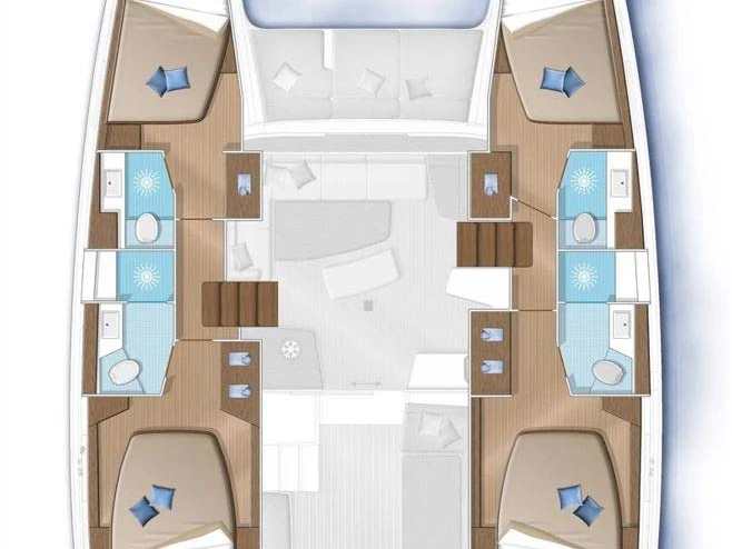 Vermietung Katamaran Lagoon mit Führerschein