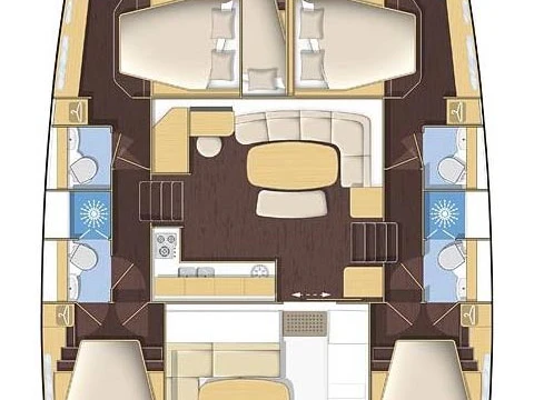 YachtCharter in Šibenik - Lagoon Lagoon 421 auf SamBoat