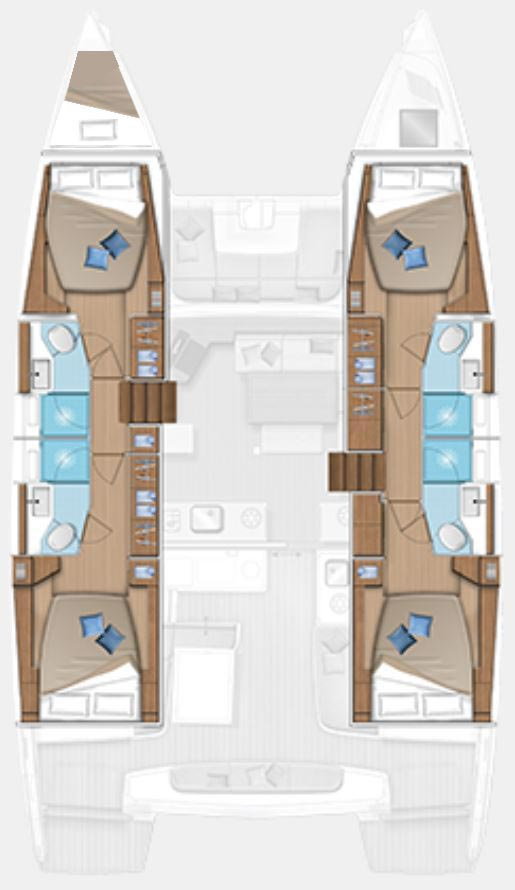 Ein Lagoon Lagoon 46 mieten in Deme of Volos