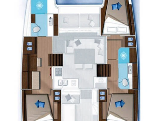 YachtCharter in Seget Donji - Lagoon Lagoon 40 auf SamBoat