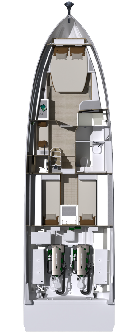 Yacht mieten in Sukošan - Fiart Fiart Seawalker 43