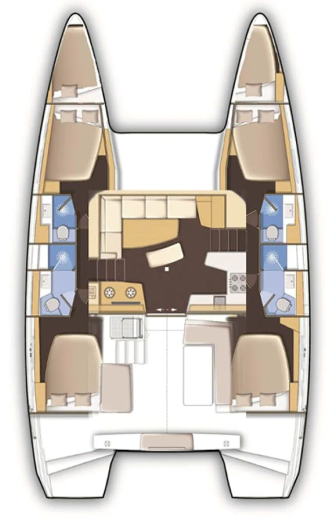 Katamaran mit oder ohne Skipper Lagoon mieten in Trogir