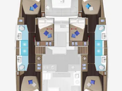 Boot mieten Álimos günstig Lagoon 51