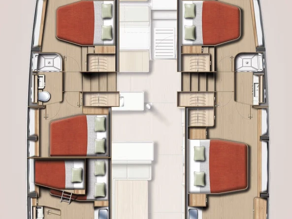 Ein Bali Bali 5.2 - 5 + 2 cab. mieten in Trogir