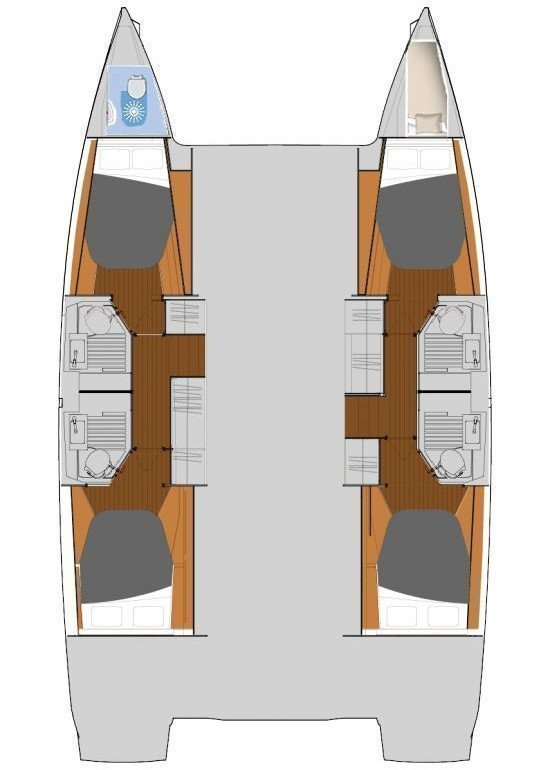 Fountaine Pajot Astrea 42 mieten Seget Donji