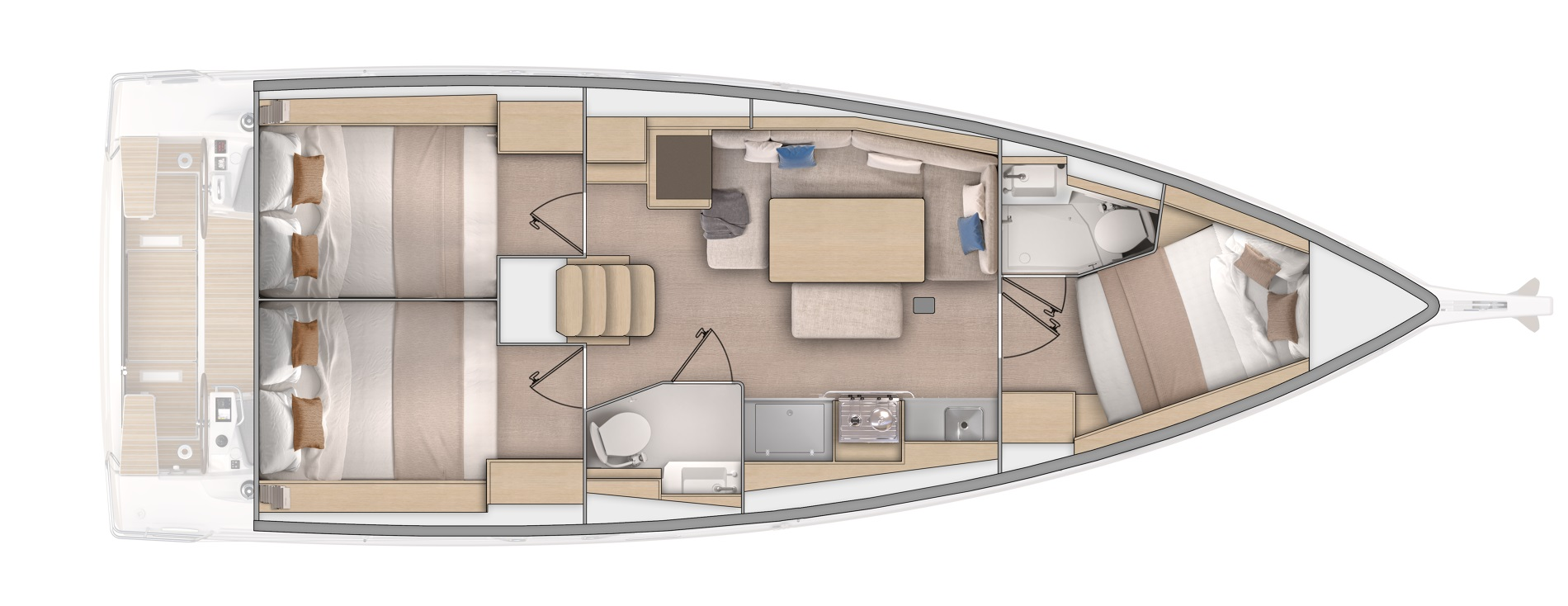 Bootsverleih Bénéteau Oceanis 37.1 Split Samboat