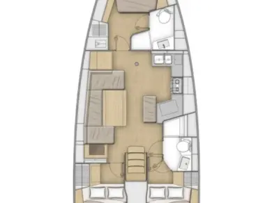 Vermietung Segelboot Bénéteau mit Führerschein