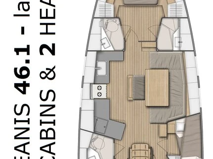 Vermietung Segelboot Bénéteau mit Führerschein