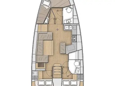 Segelboot mit oder ohne Skipper Bénéteau mieten in Lefkáda