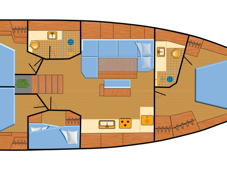 Segelboot mieten in Can Pastilla - Hanse Hanse 460