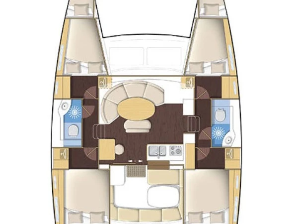 YachtCharter in Komolac - Lagoon Lagoon 380 auf SamBoat