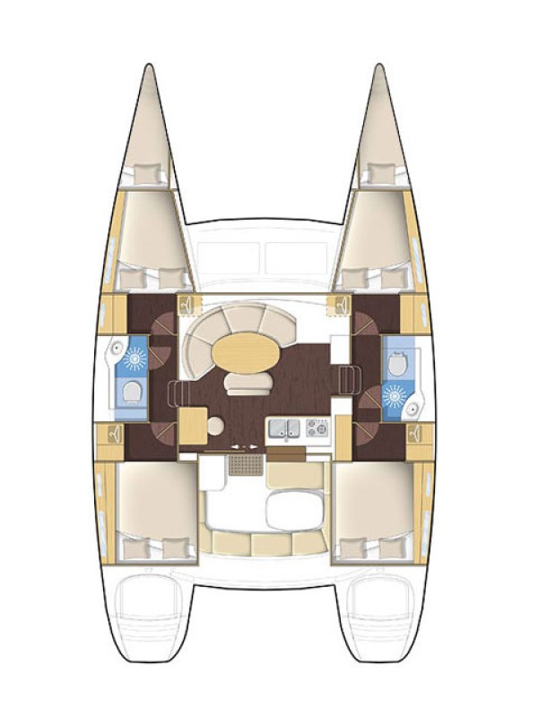 YachtCharter in Komolac - Lagoon Lagoon 380 auf SamBoat