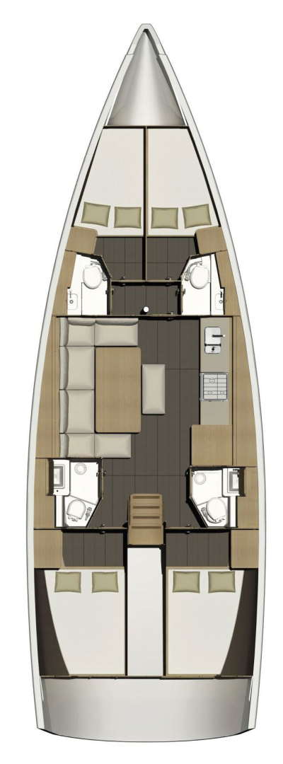 Vermietung Segelboot Dufour mit Führerschein