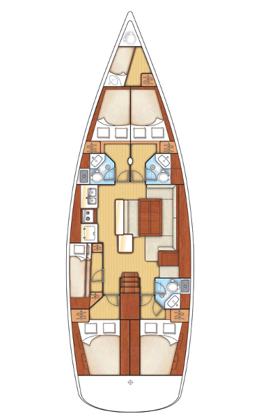 Vermietung Segelboot Bénéteau mit Führerschein