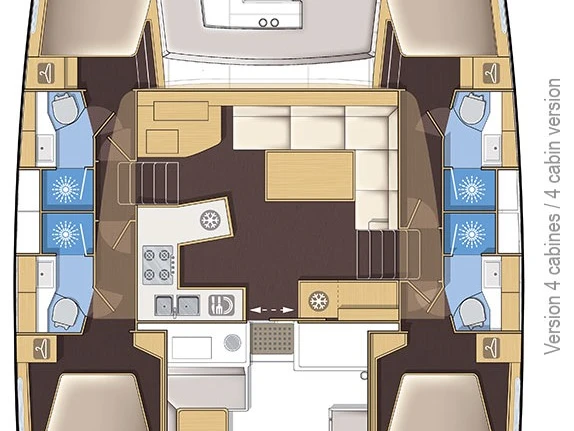 Ein Lagoon Lagoon 450 Sport Top mieten in Zadar