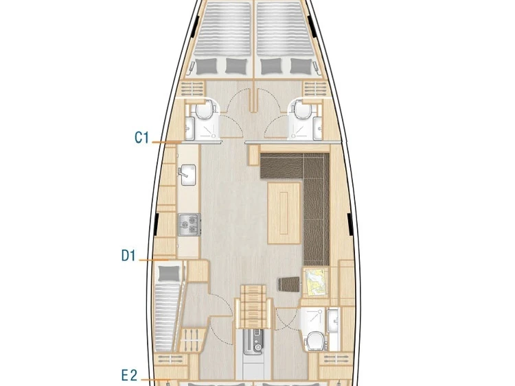 Ein Hanse Hanse 508 mieten in Fethiye