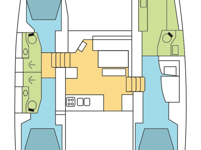 Vermietung Katamaran Lagoon mit Führerschein