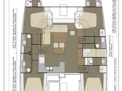 Ein Dufour Dufour Catamarans 48 Sail mieten in Pirovac