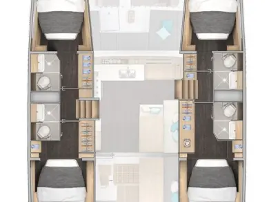 Katamaran mieten in Seget Donji - Lagoon Lagoon 43