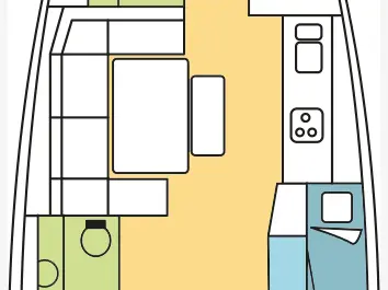 Ein Dufour Dufour 430 Grand Large mieten in Seget Donji