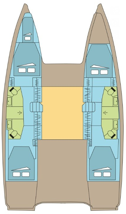 Katamaran mieten in Zaton - Excess Excess 13 - 4 + 1 cab.