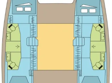 Katamaran mieten in Zaton - Excess Excess 13 - 4 + 1 cab.