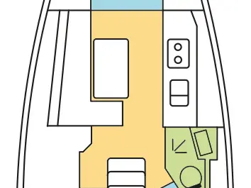 YachtCharter in Zaton - Bénéteau Oceanis 38.1 auf SamBoat