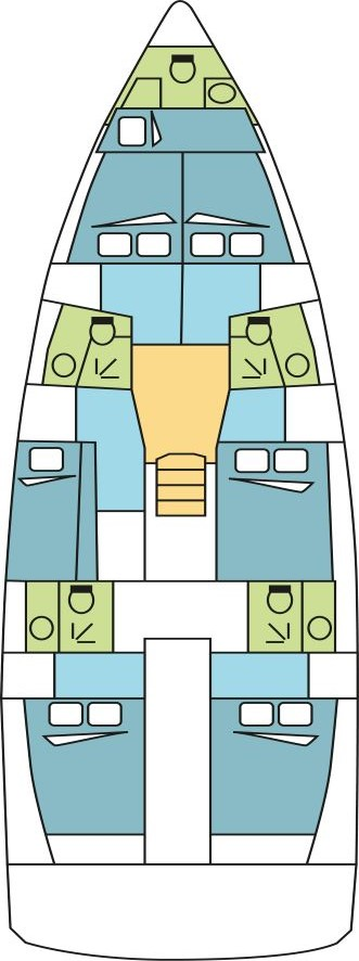 Jeanneau Sun Loft 47 mieten Parham Town