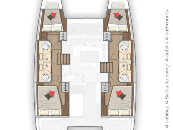 Vermietung Katamaran Lagoon mit Führerschein