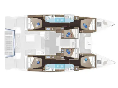 Katamaran mieten in Lefkáda - Lagoon Lagoon 51