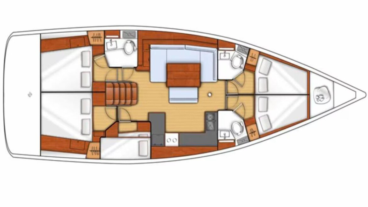 Segelboot mieten in Ávdira - Bénéteau Oceanis 48