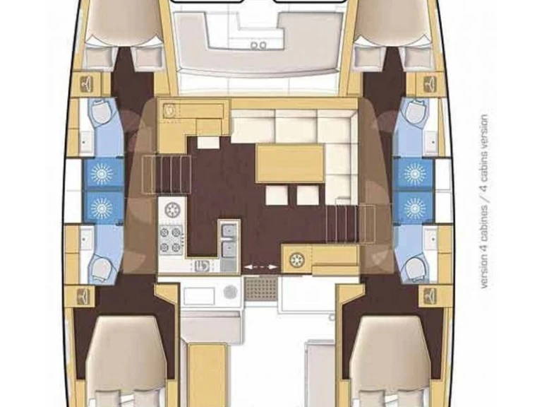Boot mieten Neo Klima günstig Lagoon 46