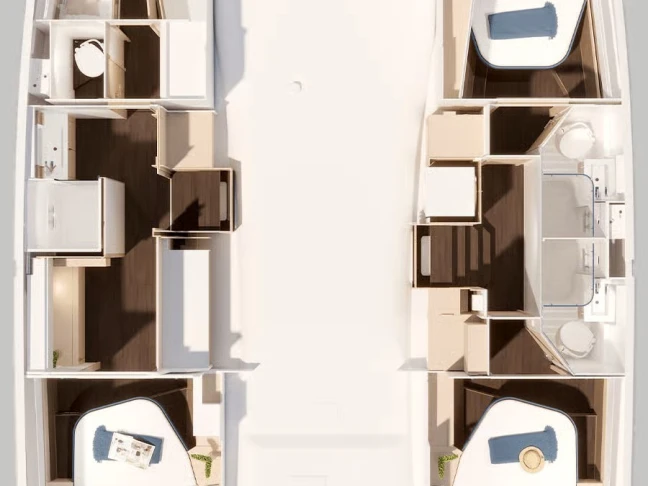 Ein Fountaine Pajot Fountaine Pajot FP 44 Maestro - 3 cab. mieten in Frenchtown