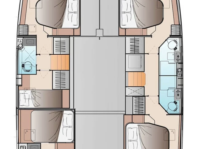Katamaran mit oder ohne Skipper Fountaine Pajot mieten in Frenchtown