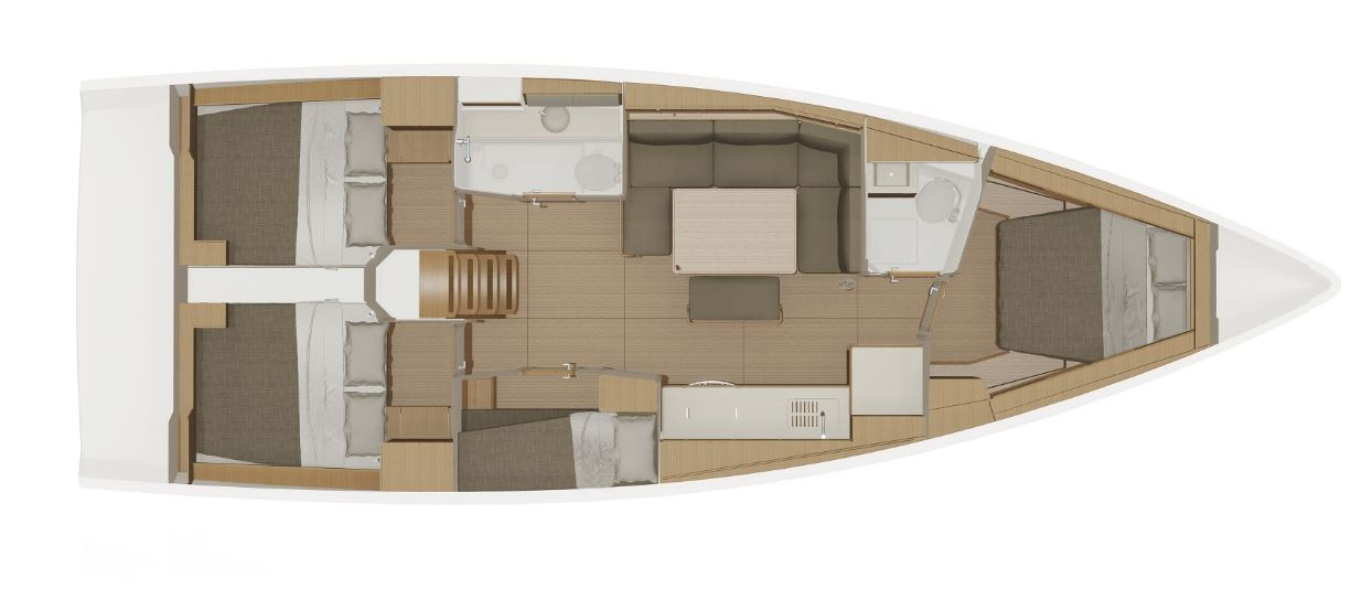 Boot mieten Hamble-le-Rice günstig Dufour 430 Grand Large