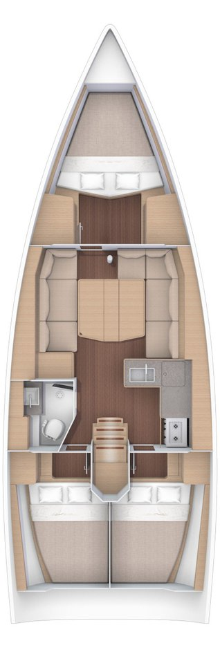 YachtCharter in La Rochelle - Dufour Dufour 390 auf SamBoat