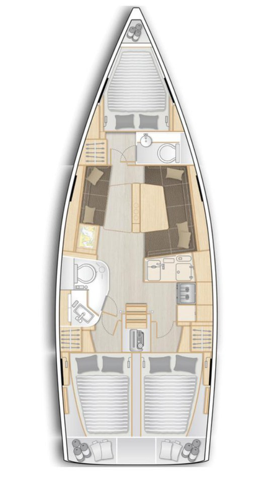 Segelboot mit oder ohne Skipper Hanse mieten in Dénia