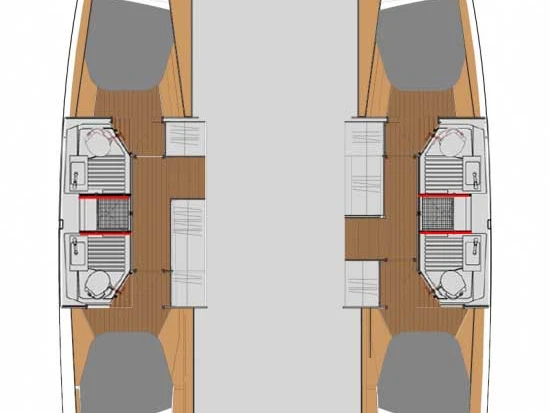 Ein Fountaine Pajot Astrea 42 mieten in Pomer