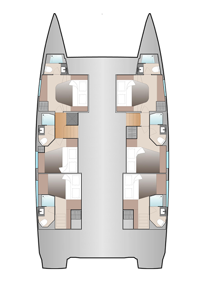 Bootsverleih Fountaine Pajot Fountaine Pajot Aura 51 - 6 + 2 cab Préveza Samboat