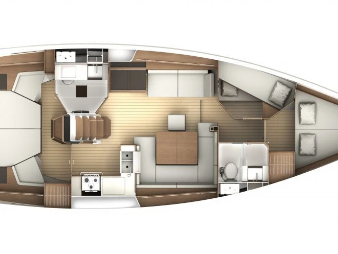 Boot mieten Parish of Saint George günstig Sun Odyssey 44 Ds