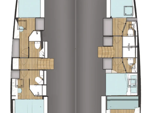 Ein Wave Catamarans Wave 50 - 5 cab. mieten in Olbia