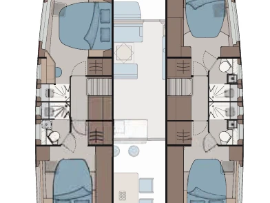 Aquila Aquila 45 Sail - 4 + 1 cab. mieten Parham Town