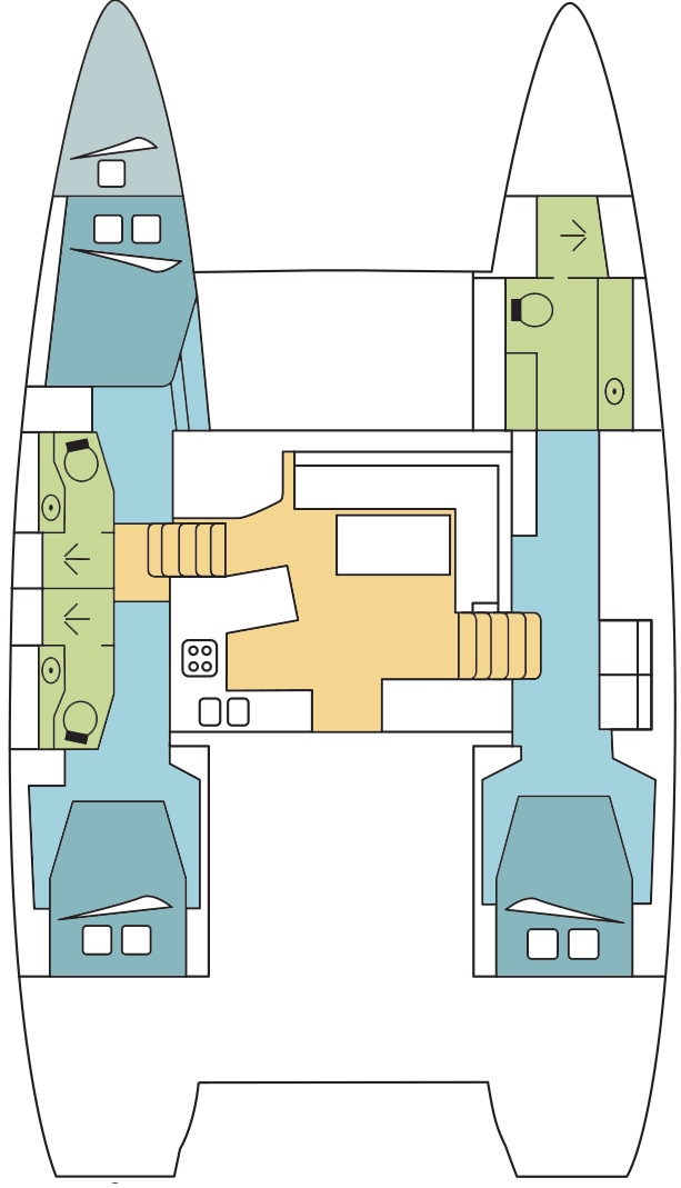 Vermietung Katamaran Lagoon mit Führerschein