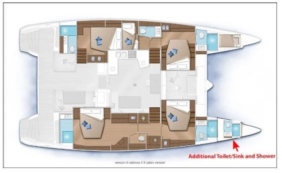 YachtCharter in Parham Town - Lagoon Lagoon 52 auf SamBoat