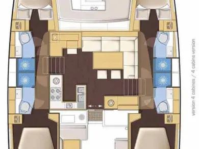 YachtCharter in Capo d'Orlando - Lagoon Lagoon 46 auf SamBoat