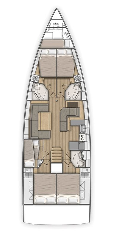 Bootsverleih Bénéteau Oceanis 51.1 Capo d'Orlando Samboat