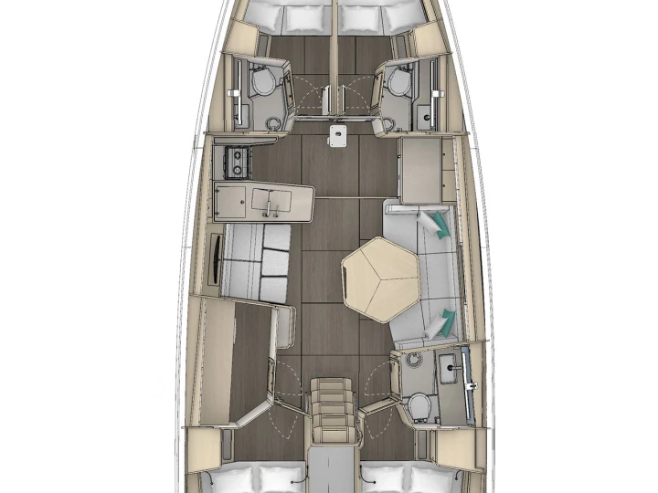 Boot mieten Procida günstig Dufour 48