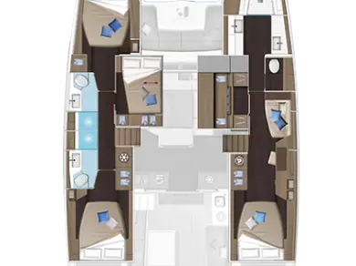 YachtCharter in Pula - Lagoon Lagoon 51 auf SamBoat