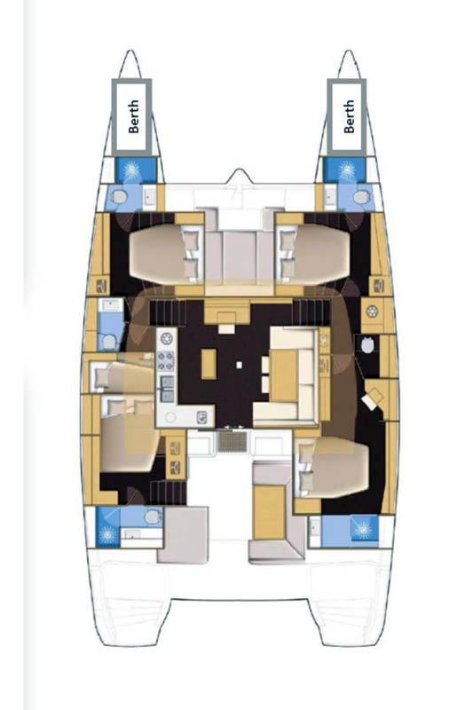 Vermietung Katamaran Lagoon mit Führerschein